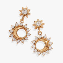 Load image into Gallery viewer, Crystal Celestial Drop Earrings