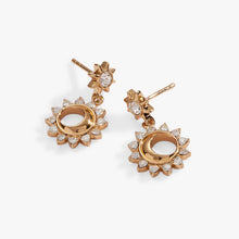 Load image into Gallery viewer, Crystal Celestial Drop Earrings