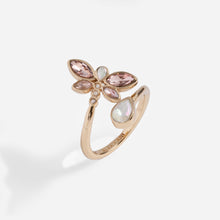 Load image into Gallery viewer, Crystal Dragonfly Ring