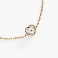 Load image into Gallery viewer, Crystal Heart Inline Bracelet