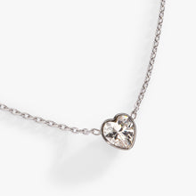 Load image into Gallery viewer, Crystal Heart Pendant Necklace