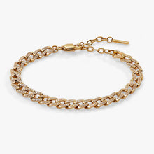 Load image into Gallery viewer, Crystal Pave Curb Chain Bracelet
