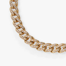 Load image into Gallery viewer, Crystal Pave Curb Chain Bracelet