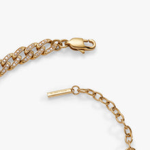 Load image into Gallery viewer, Crystal Pave Curb Chain Bracelet