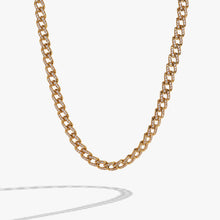 Load image into Gallery viewer, Crystal Pave Curb Chain Necklace
