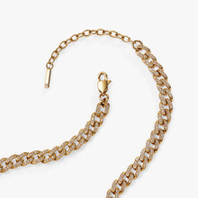 Load image into Gallery viewer, Crystal Pave Curb Chain Necklace