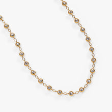 Load image into Gallery viewer, Crystal Pebble Chain Necklace