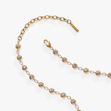 Load image into Gallery viewer, Crystal Pebble Chain Necklace