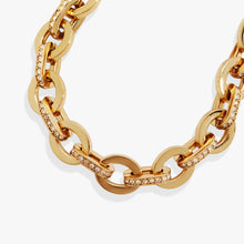 Load image into Gallery viewer, Delicate Oval Link Crystal Chain Toggle Bracelet