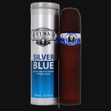 Load image into Gallery viewer, Cuba Silver Blue By Fragluxe Cologne for Men