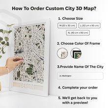Load image into Gallery viewer, 3D City Map Custom