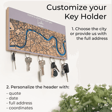 Load image into Gallery viewer, Wooden Key Holder