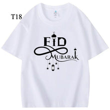 Load image into Gallery viewer, Customized Cotton Parent-Child T-Shirts – Ramadan &amp; Keffiyeh Design for Kids and Adults (MTC001)