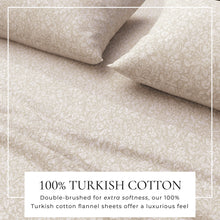 Load image into Gallery viewer, Turkish Cotton Flannel Sheet Set - Winter Floral Collection