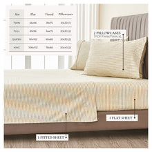 Load image into Gallery viewer, Striped Sheet Set - Evette Collection
