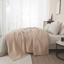 Load image into Gallery viewer, 100% Cotton Waffle Weave Blanket - Mikala Collection