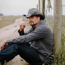 Load image into Gallery viewer, Head'n Home Cyclone (Buffalo) - Leather Cowboy Hat