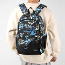Load image into Gallery viewer, Men's Nylon Two-Piece Backpack &amp; Chest Bag Set – Multi-Pocket Travel Bag