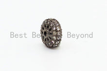 Load image into Gallery viewer, CZ Micro Pave Spacer Beads, Rondelle Spacer Beads,Sku#G48