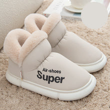 Load image into Gallery viewer, Unisex Plush Fleece High-Back Heel Slippers | Warm Breathable House Shoes