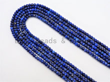 Load image into Gallery viewer, High Quality Natural Lapis Faceted Rondelle Beads,2x3mm bead
