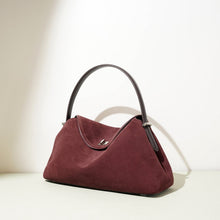 Load image into Gallery viewer, Women's Genuine Suede Leather Crossbody Bag – Minimalist Urban Style