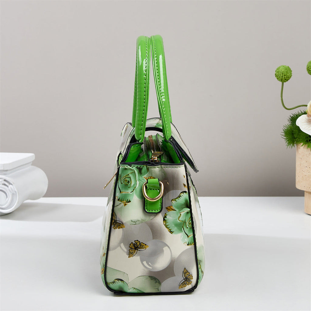 Large-capacity Patchwork Shoulder Bag
