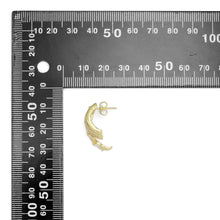 Load image into Gallery viewer, CZ thriple lines with rectangle cz Statement Earrings, Sku#A213