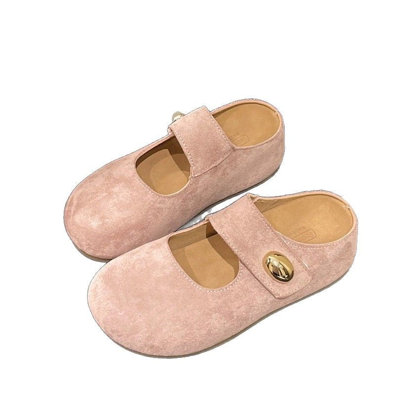 Women's Slip-On Platform Mules | Breathable Microfiber Leather Slides