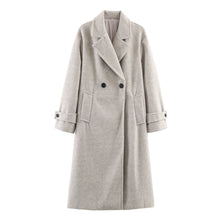 Load image into Gallery viewer, Womens Loose Elegant And Minimalist Long Coat