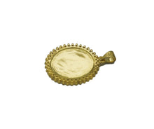 Load image into Gallery viewer, CZ Virgin Mary On Oval Charm, Sku#LK649