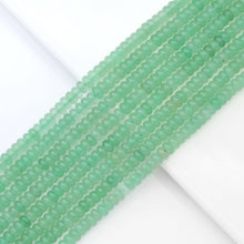Load image into Gallery viewer, Green Aventurine Smooth Rondelle Beads, Sku#U1783
