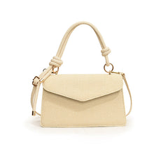 Load image into Gallery viewer, Korean-Style Crossbody Shoulder Bag - Premium PU Leather Square Flap Bag for Women