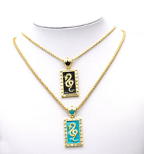 Load image into Gallery viewer, CZ Enamel Dragon Pendant, Sku#JL74