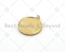Load image into Gallery viewer, Gold Angle On Sky Blue Enamel Round Coin Shape Pendant, 18K Gold Filled Angel Charm,Necklace Bracelet Charm Pendant, 24x27mm,Sku#L625