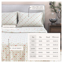 Load image into Gallery viewer, Turkish Cotton Flannel Sheet Set - Elevated Holiday Collection