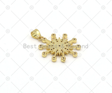 Load image into Gallery viewer, CZ North Star Shape Charm, Sku#LK546