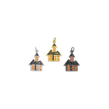 Load image into Gallery viewer, Colorful CZ Pave Halloween Hunted House Castle Charm, Sku#A214