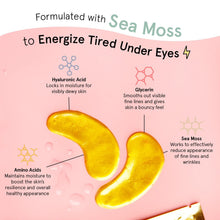 Load image into Gallery viewer, Grace &amp; Stella Energizing Under Eye Mask - Gold 6 Pairs - Gel Eye Patches for Dark Circles, Puffy Eyes, Wrinkles, Undereye Bags