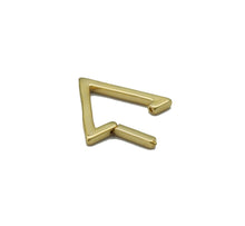 Load image into Gallery viewer, 18K Gold Silver Triangle Snap Clip Clasp, Sku#K180