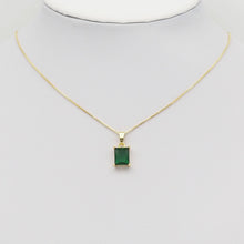 Load image into Gallery viewer, Rectangle CZ Charm, Sku#LX401