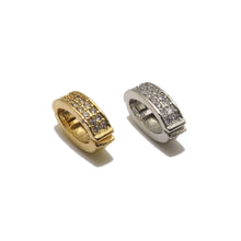 Load image into Gallery viewer, CZ Pave Oval Link Connector, sku#LK811