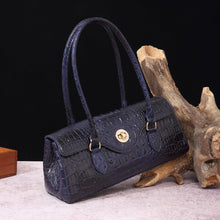 Load image into Gallery viewer, Women's Crocodile-Print Shoulder Tote Bag - Retro European Style PU Leather Handbag