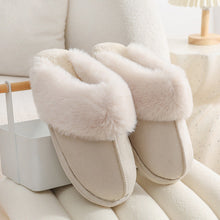 Load image into Gallery viewer, Plush Fur Slippers - Warm Non-Slip Indoor House Shoes