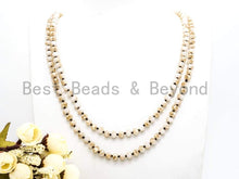 Load image into Gallery viewer, 36"/60" Long-Knotted Champagne White, SKU#D11