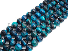 Load image into Gallery viewer, High Quality Natural Round Faceted Tiger Eye Round Beads,SKU#UA35