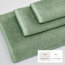 Load image into Gallery viewer, Cotton Textured Bath Towel Set - Acacia Collection