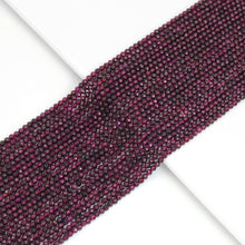 Load image into Gallery viewer, Genuine Garnet Round Faceted Beads, Sku#U1906