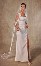 Load image into Gallery viewer, Flower Lace Bridal Veil- D216