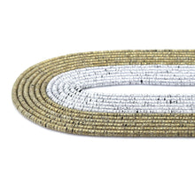 Load image into Gallery viewer, 2x4mm Matt Hematite Smooth Rondelle Beads, Sku#S161